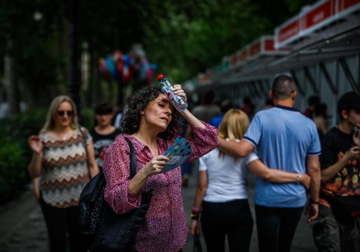 Calor asfixiante en Granada este pasado viernes.