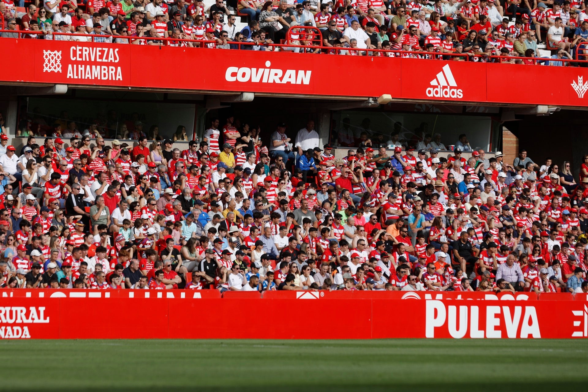 Encuéntrate en la grada en el Granada-Eibar