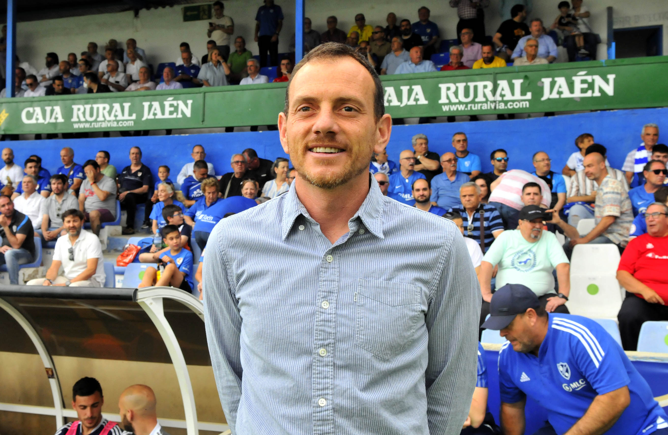 Alberto González, técnico del Linares Deportivo.