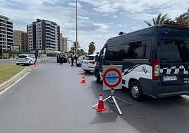 Agentes de la Policía Local de Almería.