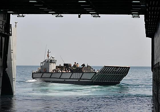 Una de las maniobras realizadas en el ejercicio Flotex en años anteriores.