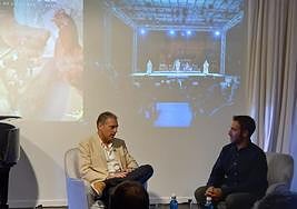 Angel Vera y Daniel Broncano en la presentación del festival en Madrid.