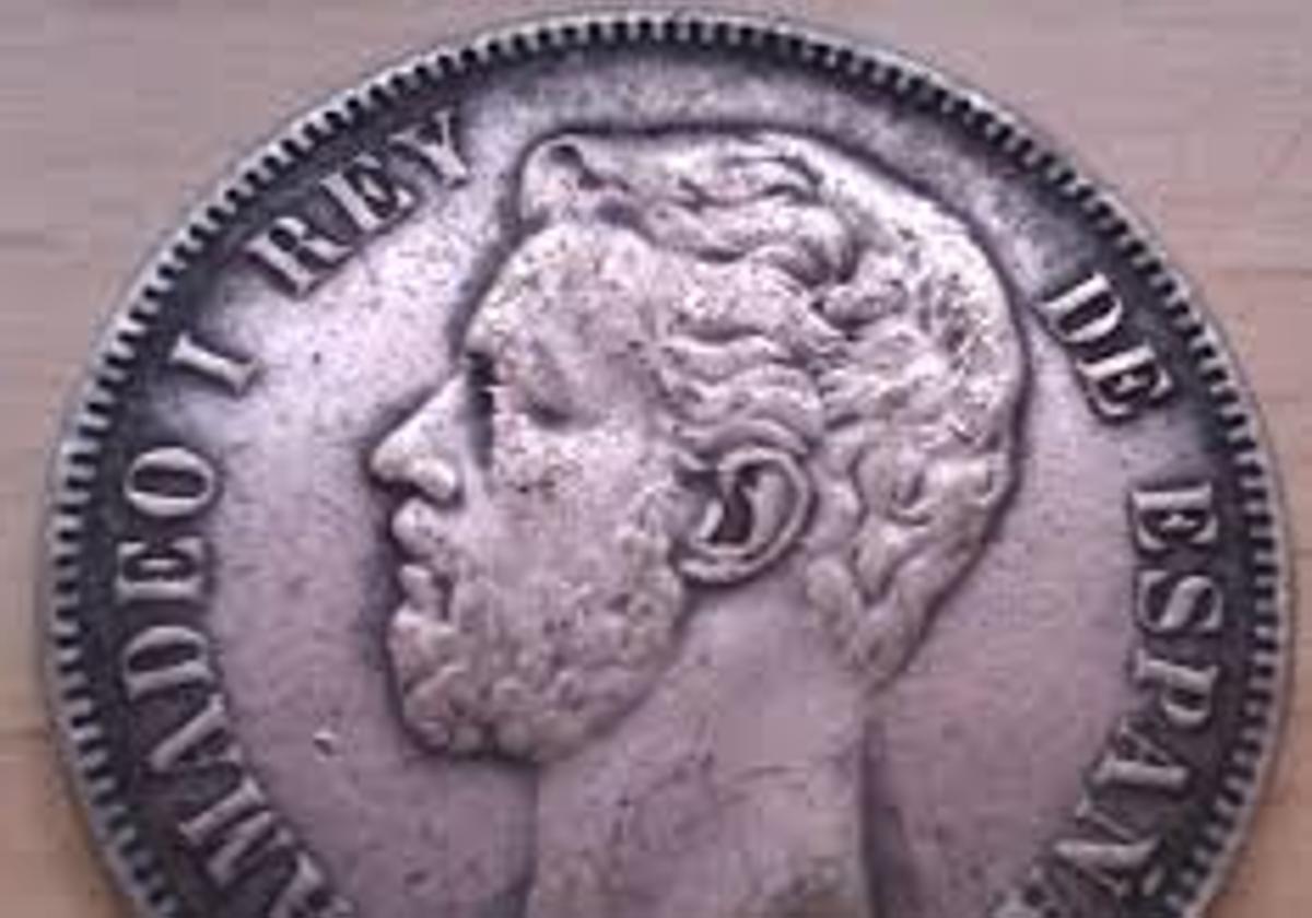 La cuirosa moneda del rey breve, Amadeo de Saboya de 1871 Ideal