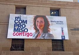 Cartel del PP denunciado ante la JEZ.