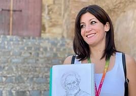 Marta Sánchez, Pateando Granada en redes sociales, durante una de sus visitas turísticas.