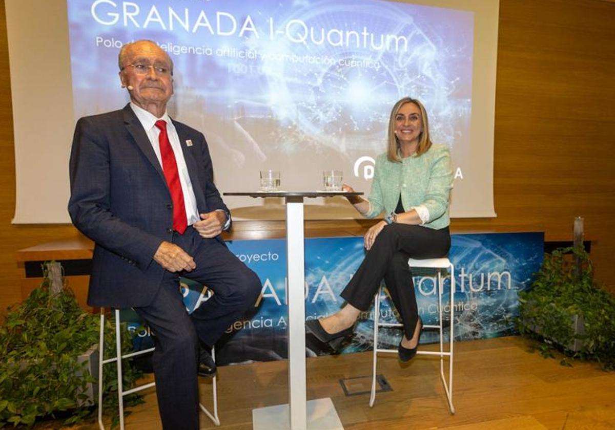 Paco de la Torre y Marifrán Carazo han presentado la fusión de ambas ciudades apra captar empresas tecnológicas.