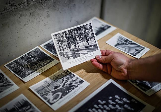 Fotografías antiguas de la ciudad de Sosnovy Bor que complementan y contextualizan el proyecto.