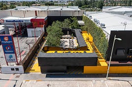 El Jardín de la Copera es un vergel en medio del cemento.