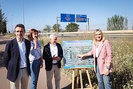 Marifrán Carazo expone su proyecto de pantallas acústicas en la Circunvalación y Ronda Sur