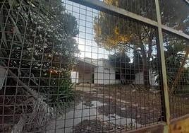 Acceso al antguo parador de Bailén.