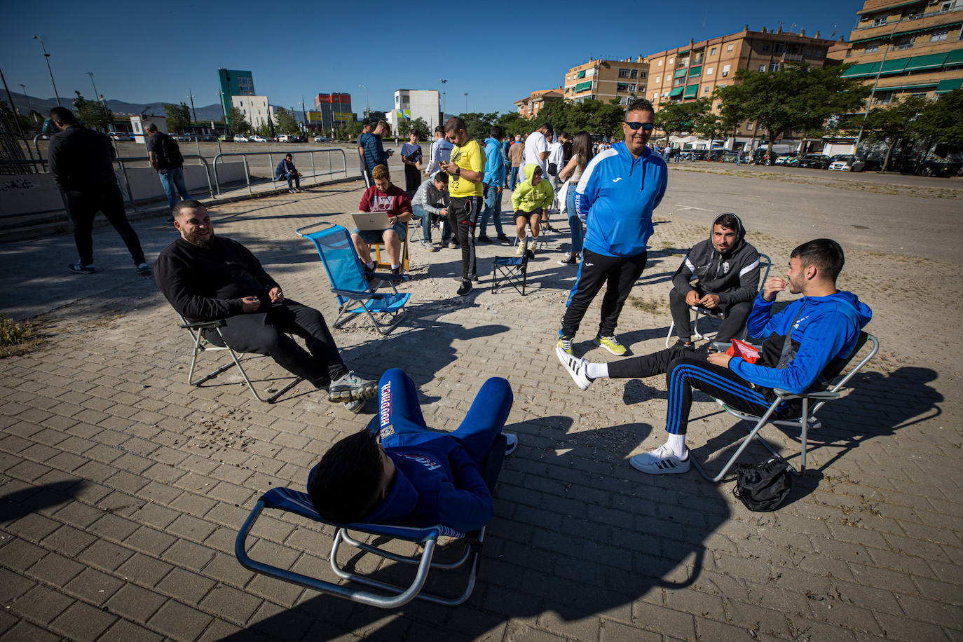 Las colas para comprar las &#039;entradas del ascenso&#039;