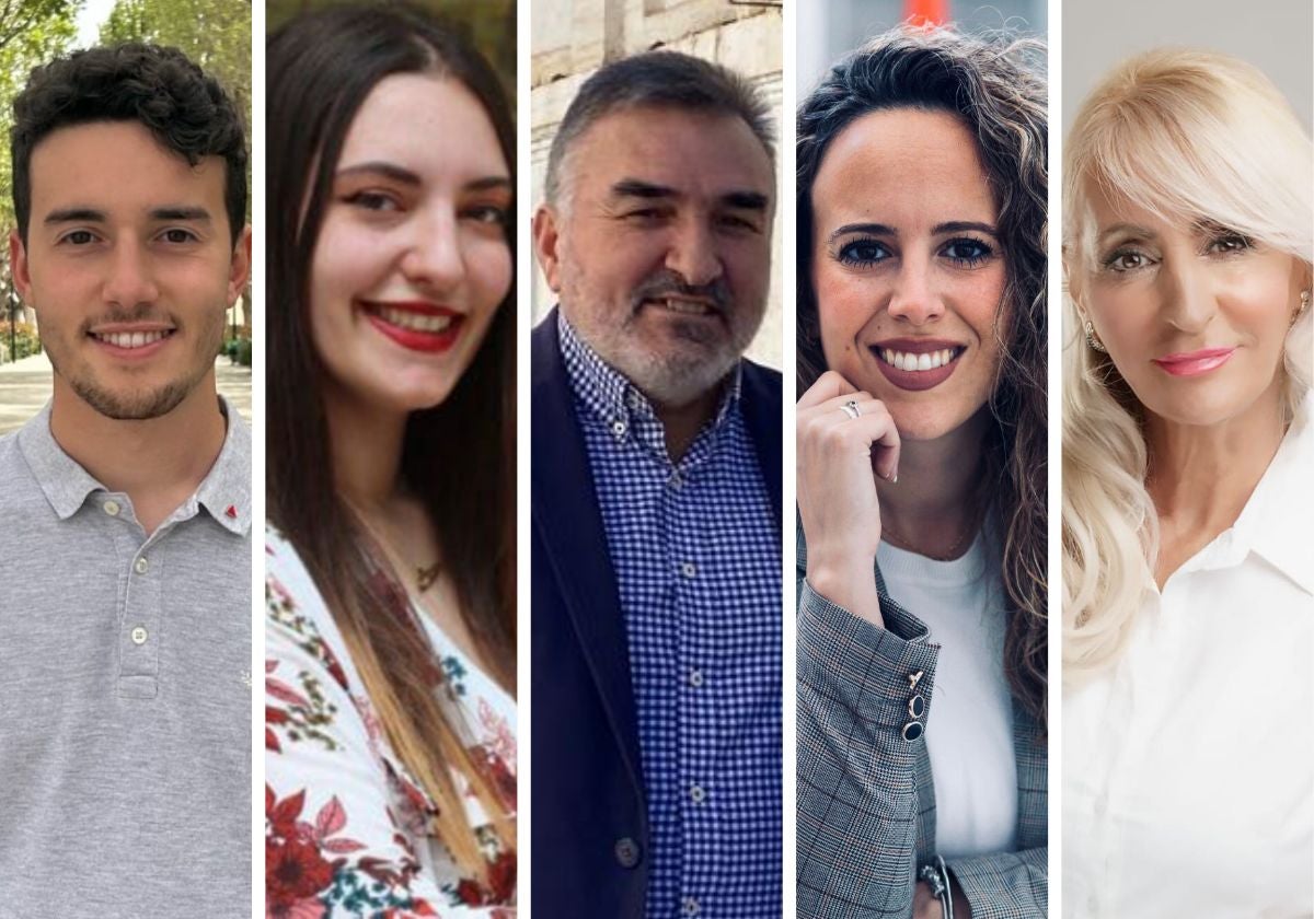 Nabil Finsi, Gemma Urbano, Juan Cano, Patricia Carrasco y Silvia Enríquez.