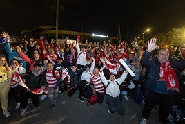 Salida de los aficionados del Granada