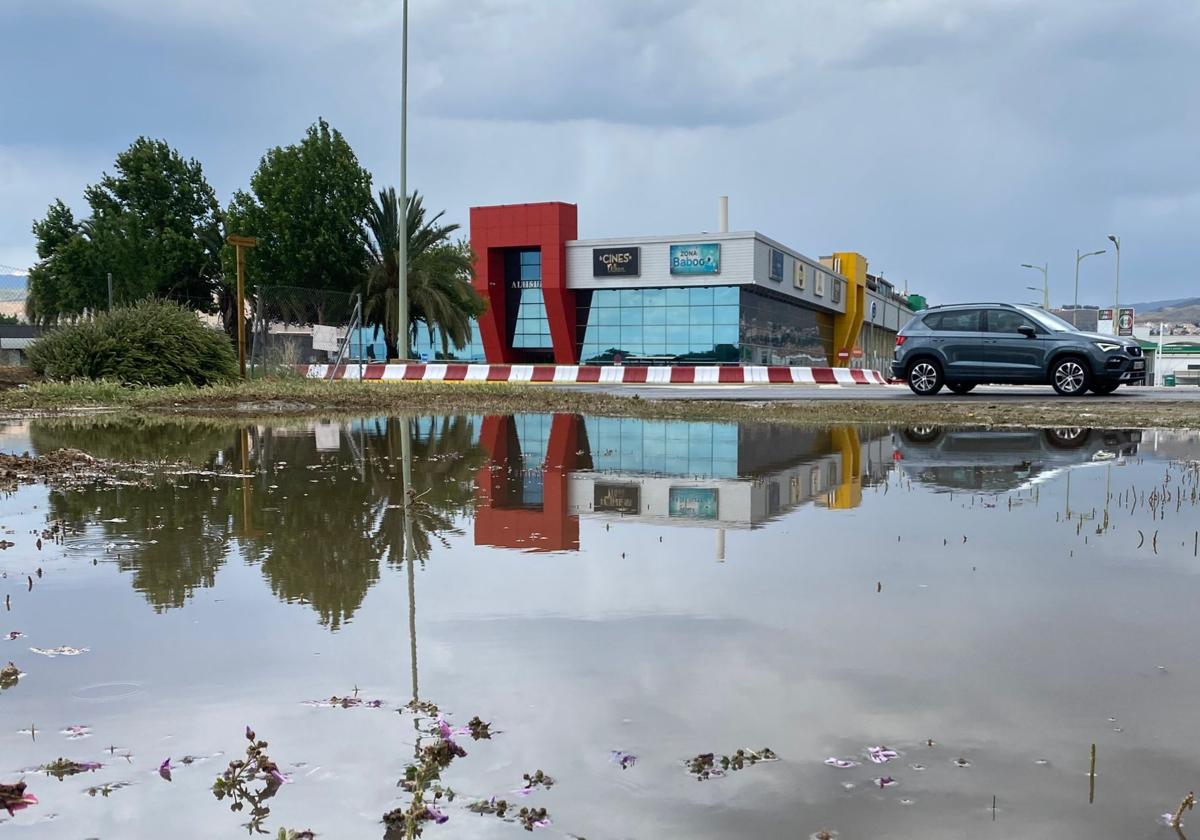 Lluvia en Granada.