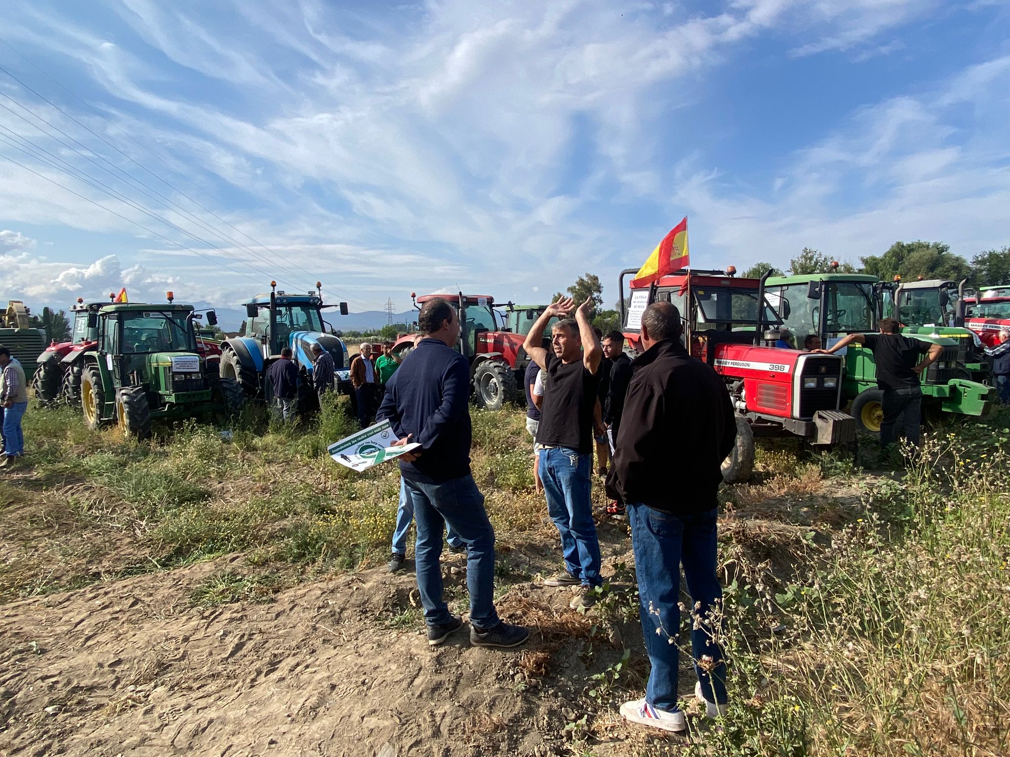 La tractorada en Granada, desde dentro