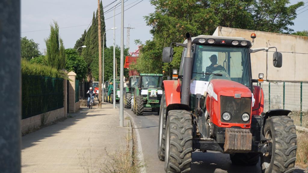 La tractorada en Granada, desde dentro