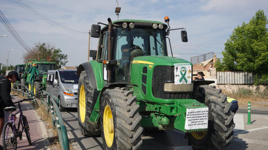 La tractorada en Granada, desde dentro