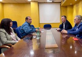 Reunión de miembros de Cs con representantes de Comercio Jaén.