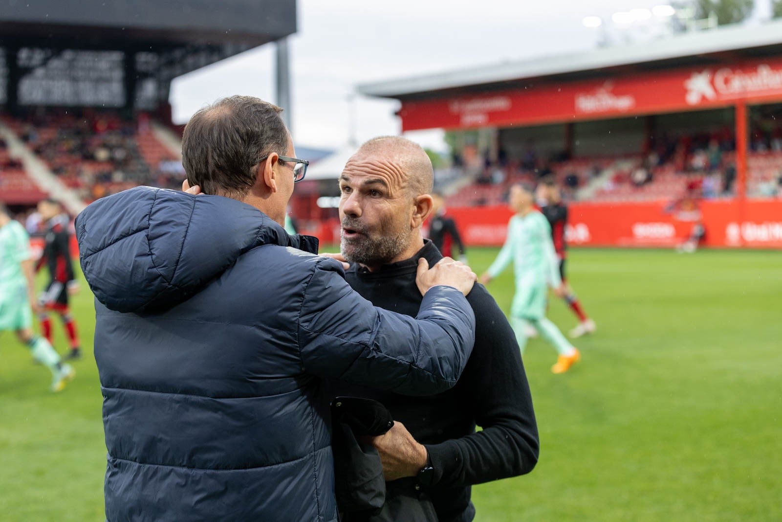 El partido entre Granada y Mirandés a pie de campo