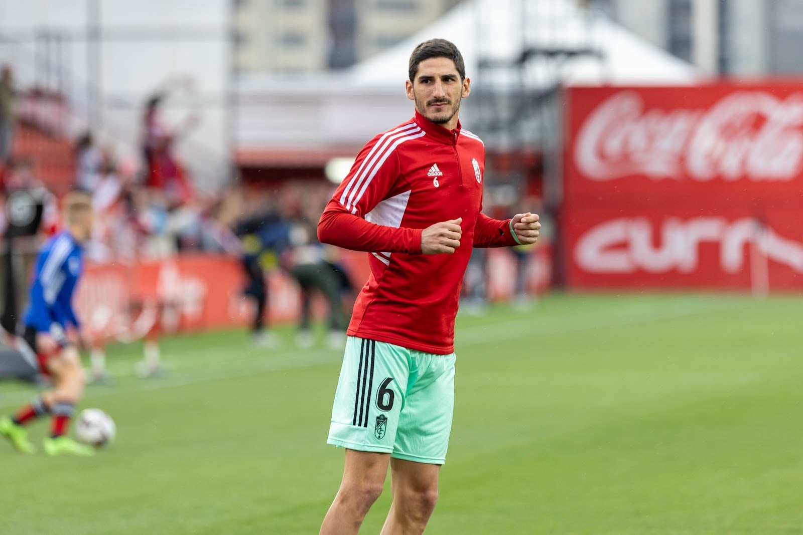 El partido entre Granada y Mirandés a pie de campo