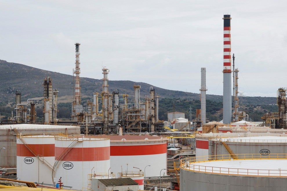 Instalaciones de Cepsa en San Roque, donde se desarrollará uno de los proyectos de hidrógeno verde.