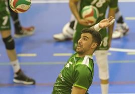 Borja Ruiz, que ataca un primer tiempo, aportará carácter a Unicaja Costa de Almería.