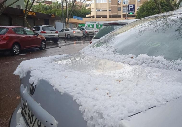 Las provincias que se verán más afectadas por el granizo y las tormentas en Andalucía.