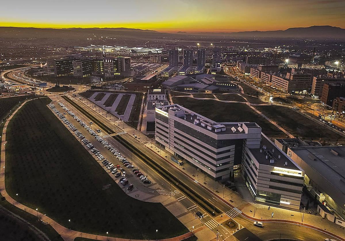 Imagen aérea del Parque Tecnológico de la Salud.