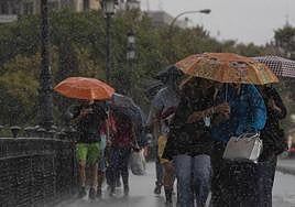 Aviso amarillo en Granada, Almería y Jaén por posibles tormentas y granizo.