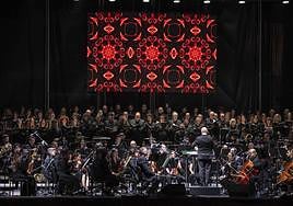 Un momento del concierto ofrecido junto al Cable Inglés.