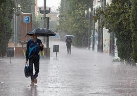 Alerta amarilla en varias provincias de Andalucía por fuertes tormentas