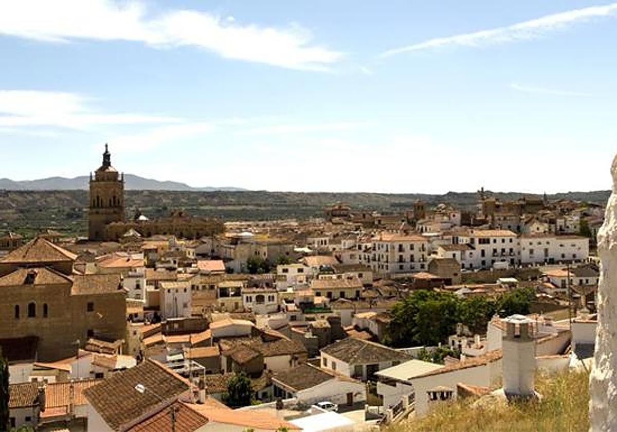 Guadix, desde el mirador de la Magdalena.