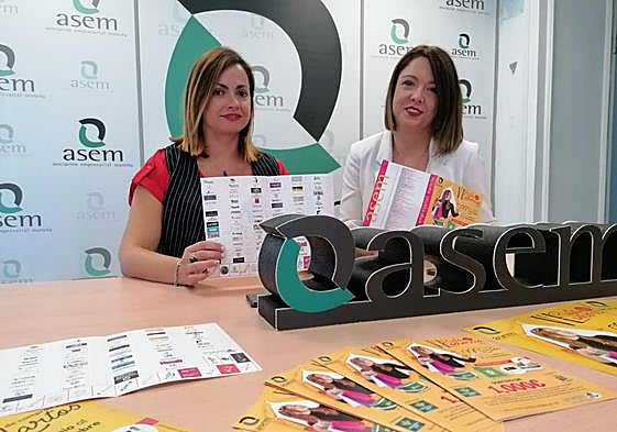Ana Belén Molina y Paola Gener, en la presentación en Martos.