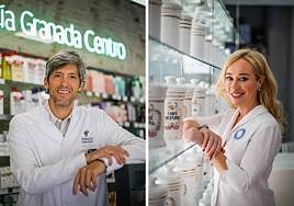 Juan Eloy Jiménez Lorenzo y Virginia Ortega, los dos candidatos a presidir el colegio.