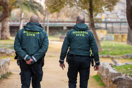 La Guardia Civil atendió a la víctima.