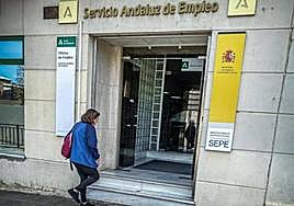 Una oficina de los servicios públicos de empleo.