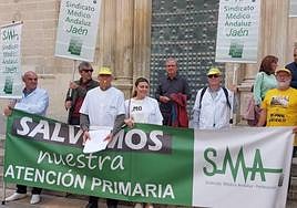 Protesta del Sindicato Médico.