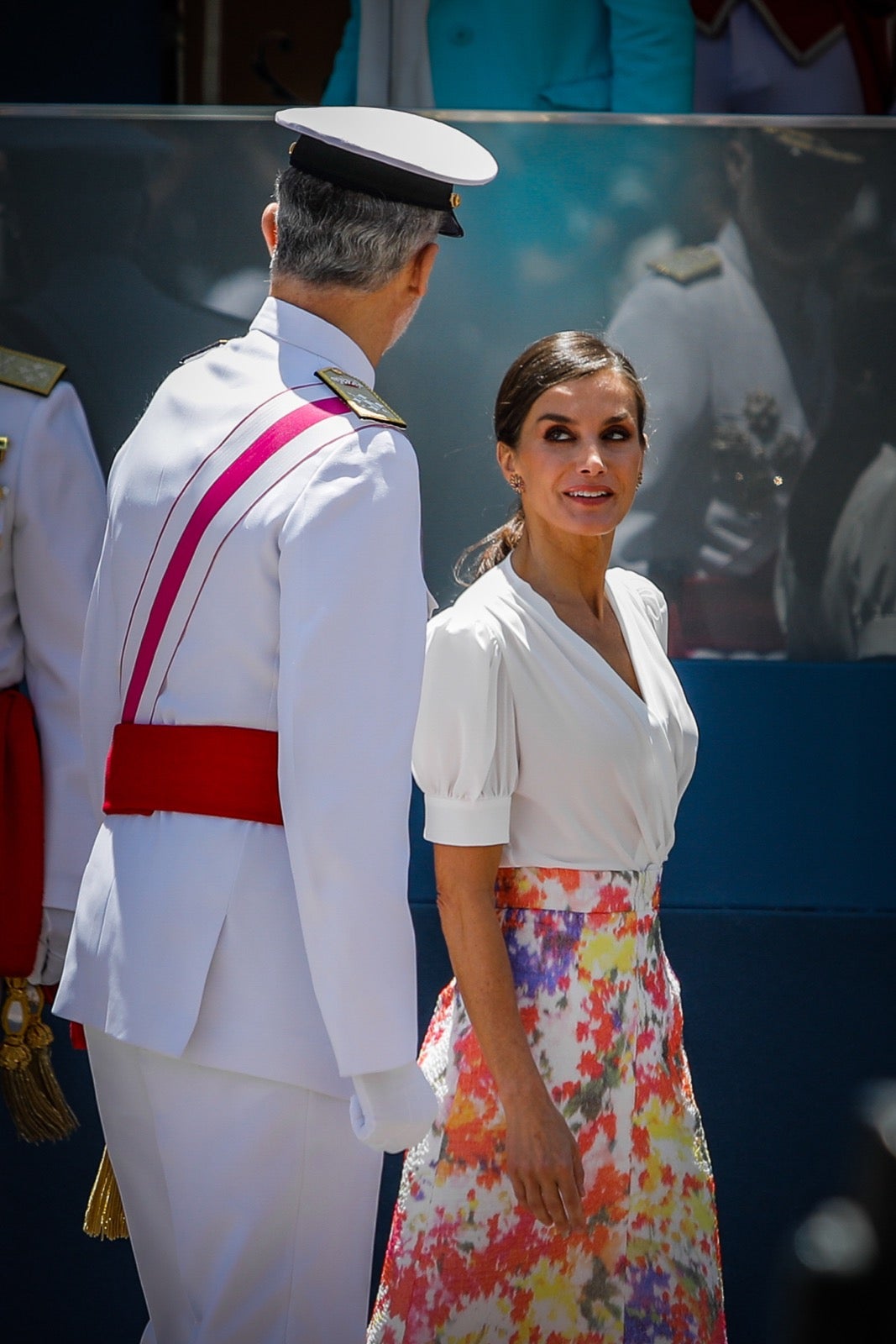 Las imágenes del desfile de las Fuerzas Armadas desde dentro y a vista de pájaro