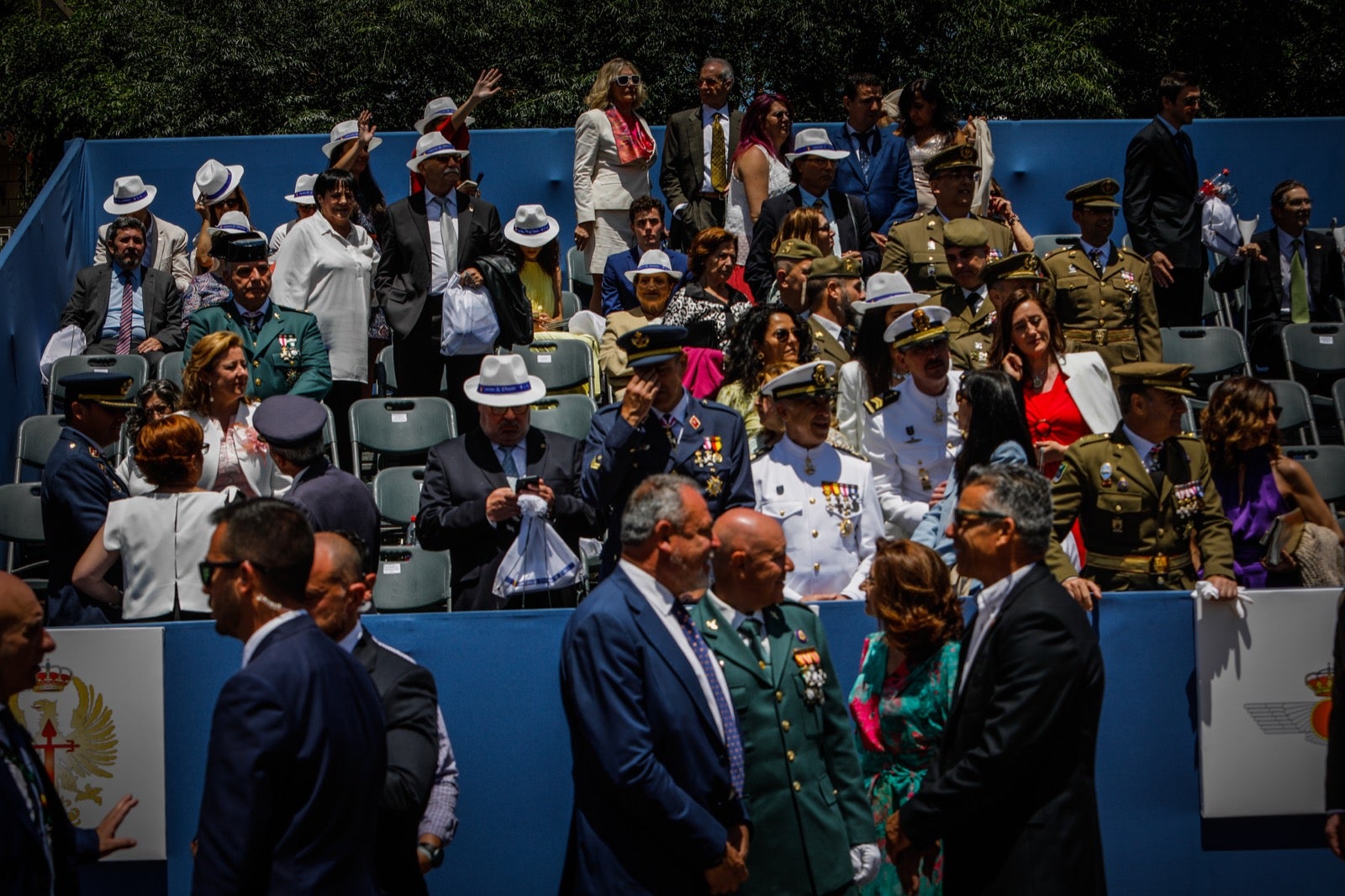 Las imágenes del desfile de las Fuerzas Armadas desde dentro y a vista de pájaro