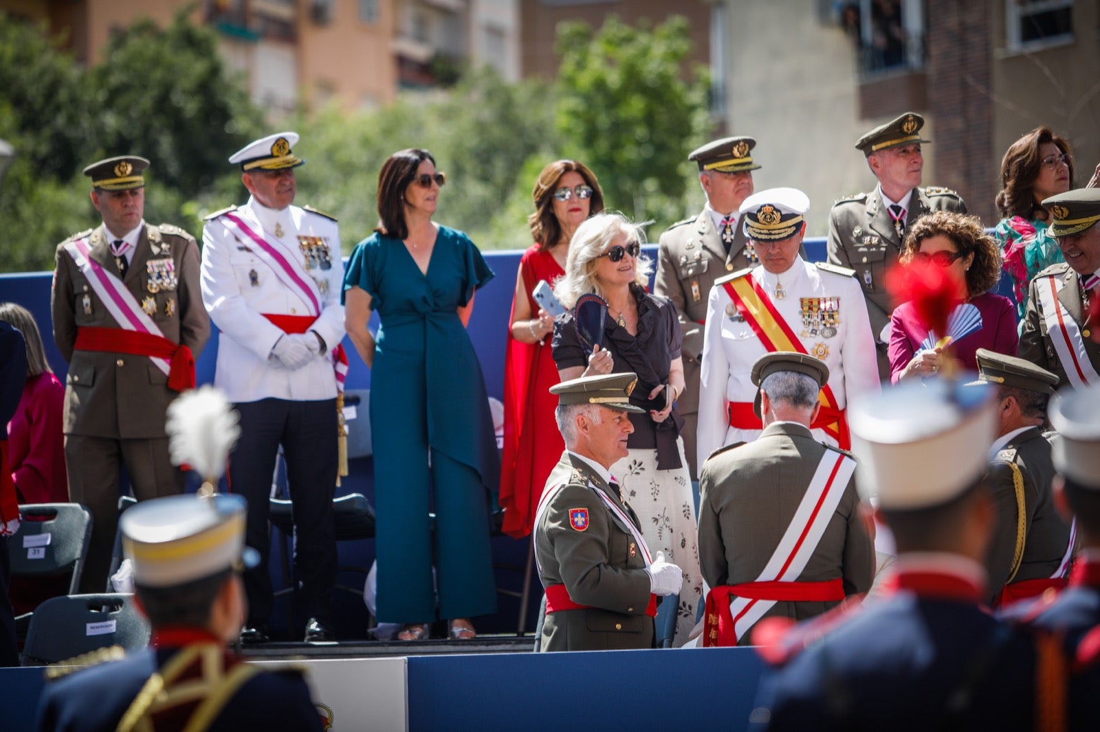 Las imágenes del desfile de las Fuerzas Armadas desde dentro y a vista de pájaro