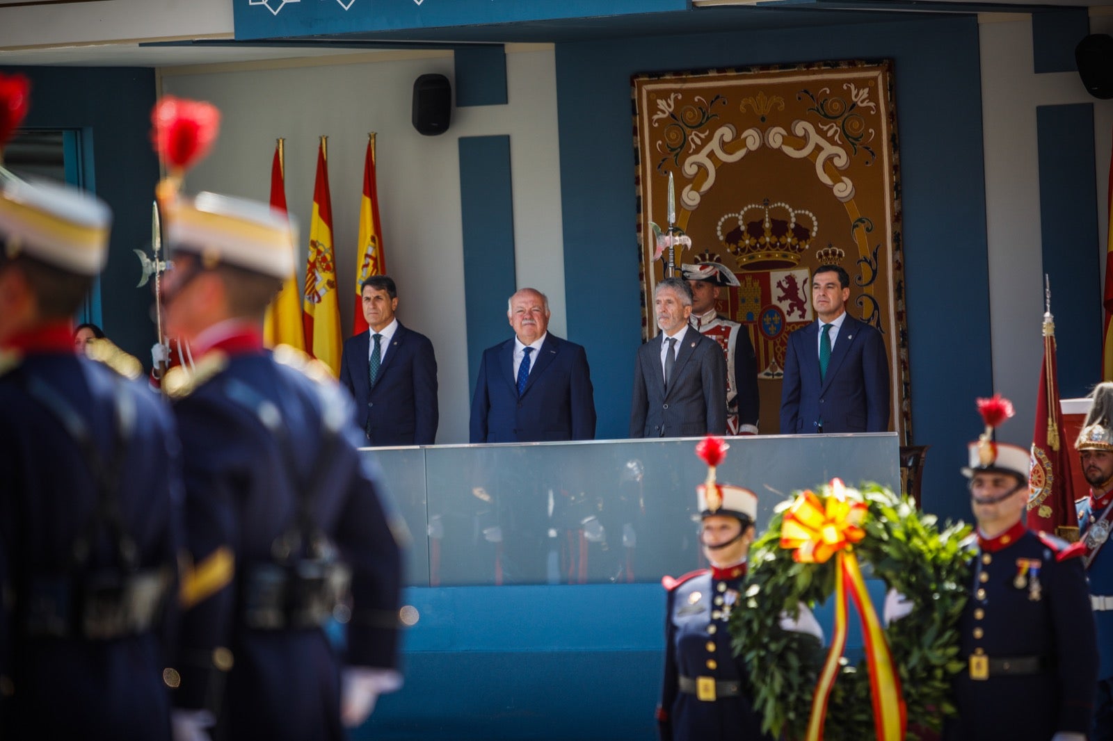 Las imágenes del desfile de las Fuerzas Armadas desde dentro y a vista de pájaro