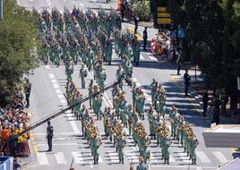 Las imágenes del desfile de las Fuerzas Armadas desde dentro y a vista de pájaro