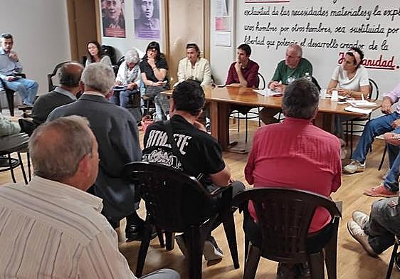 Asamblea de Izquierda Unida celebrada en Maracena.