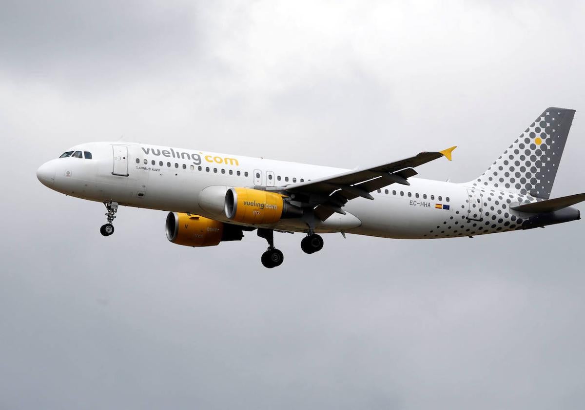 Foto de archivo de un avión de la compañía Vueling.