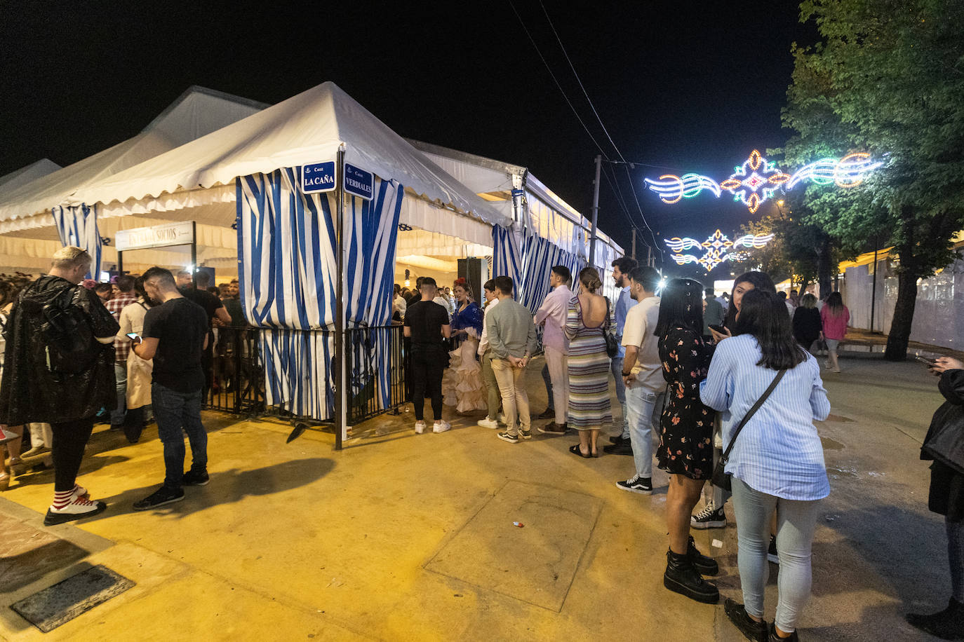 La noche en el Ferial, en imágenes