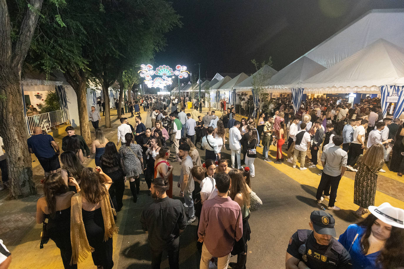 La noche en el Ferial, en imágenes