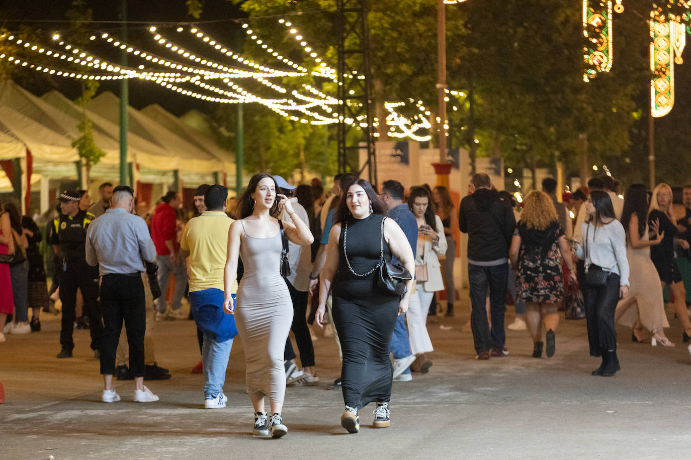 La noche en el Ferial, en imágenes