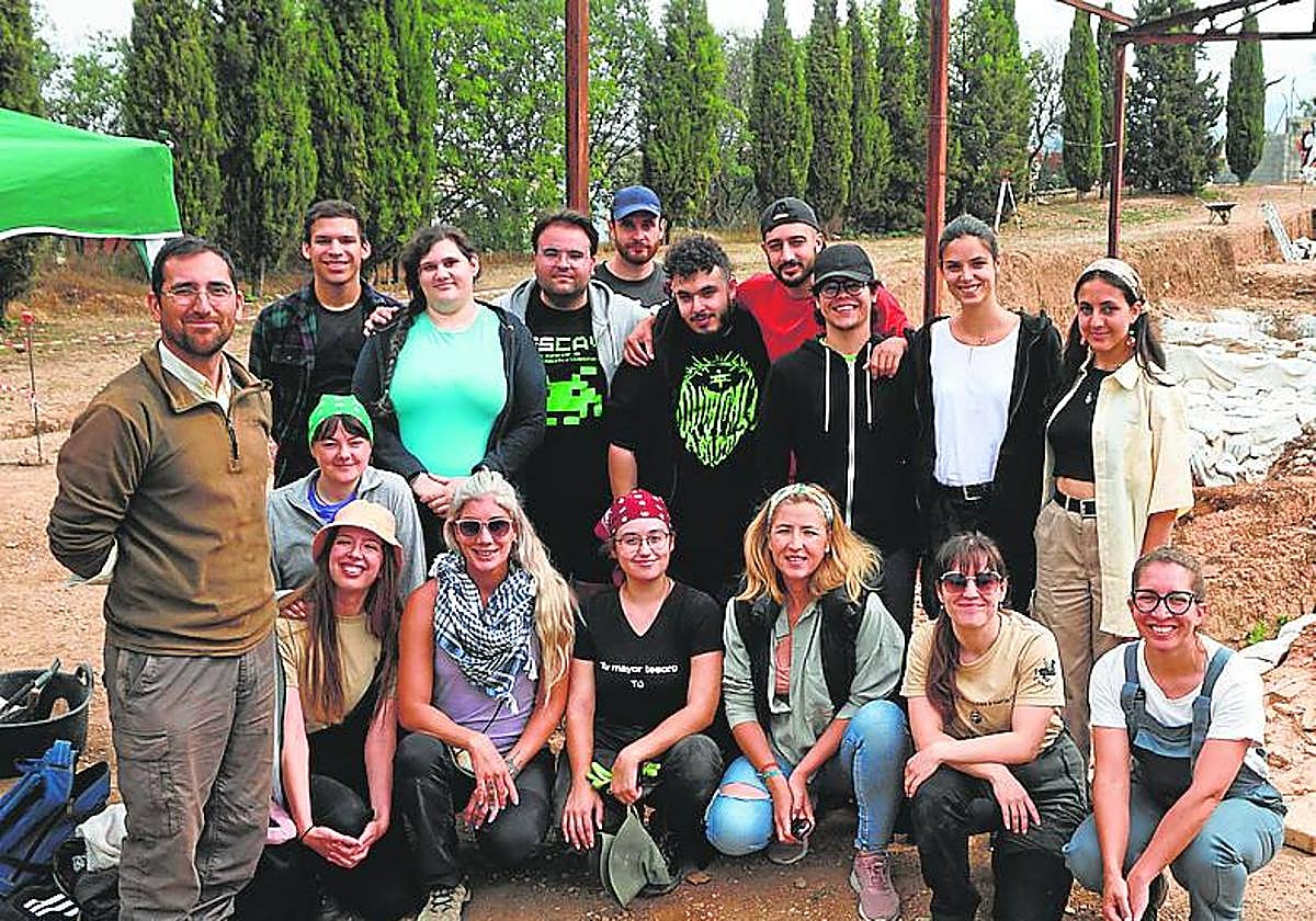 Parte del grupo de trabajo.