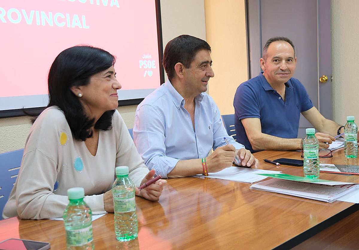 Paqui Medina, Francisco Reyes y Jacinto Viedma.