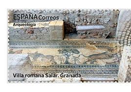 Correos emite un sello dedicado a la villa romana de Salar